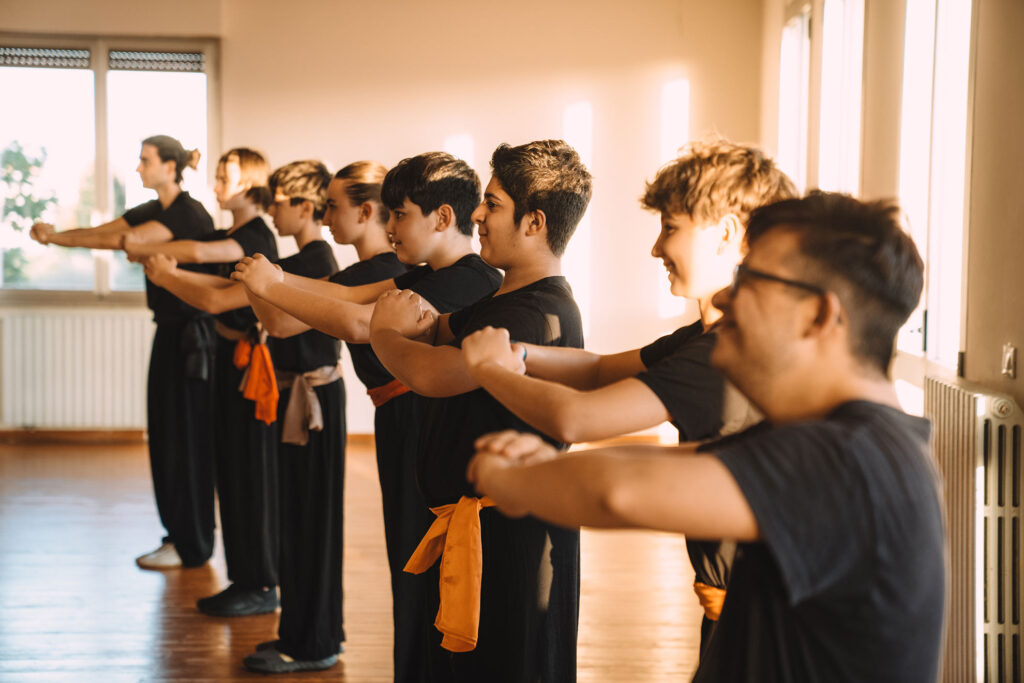 Saluto corso di Kung Fu Itka Pistoia